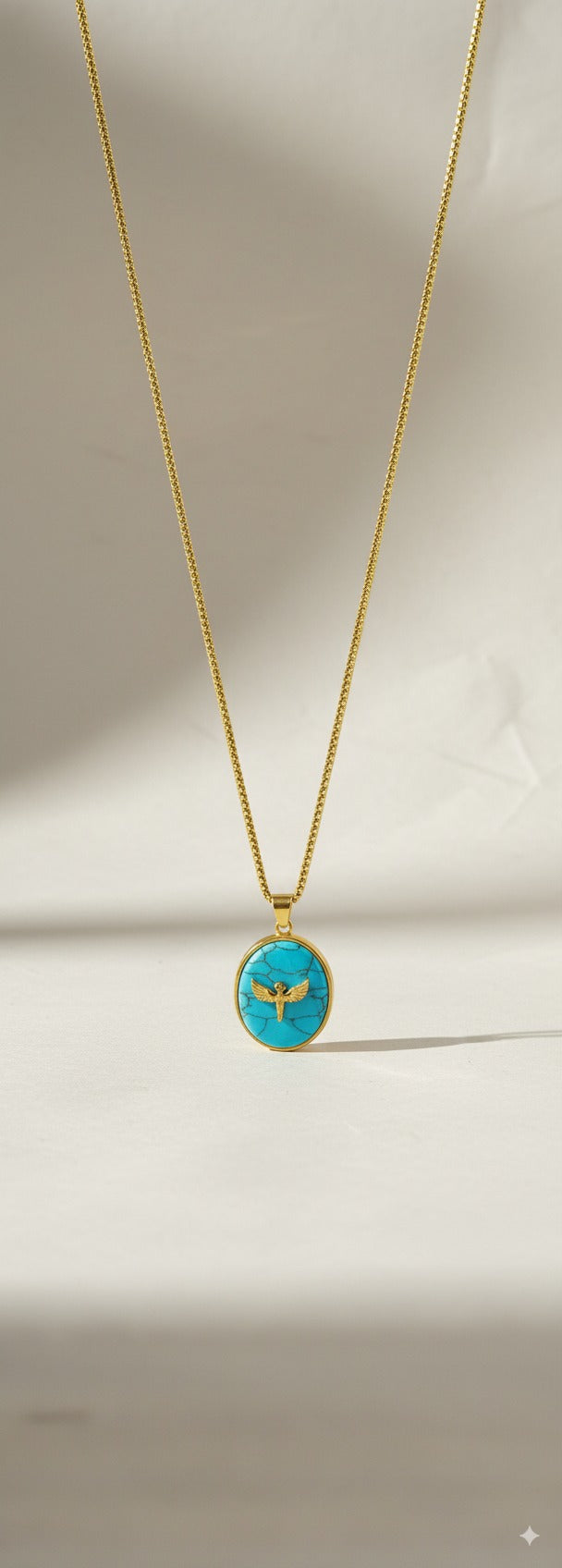 Collier Turquoise Ailé - عقد الفيروز المجنّح ✨