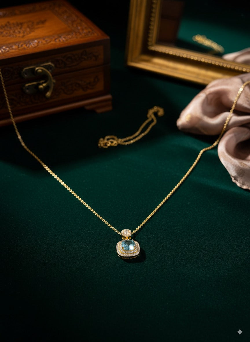 عقد الأزرق السماوي- Collier Bleu Céleste